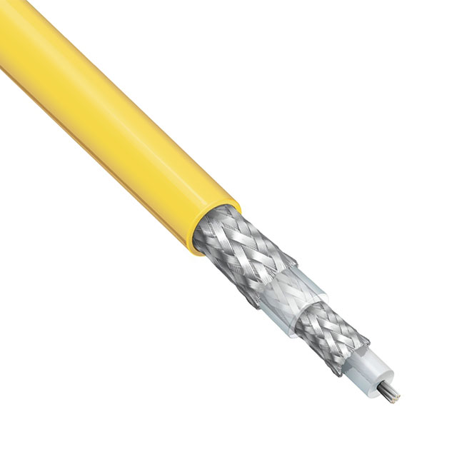 BELDEN 9222 TRIAXIAL, RG-58A/U, 50 OHM, 20 AWG, JAUNE