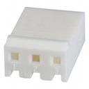 640250-3, HOUSING 3 POS Position Rectangular Housing Connector Receptacle Natural 0.156" (3.96mm), TE Connectivity AMP 