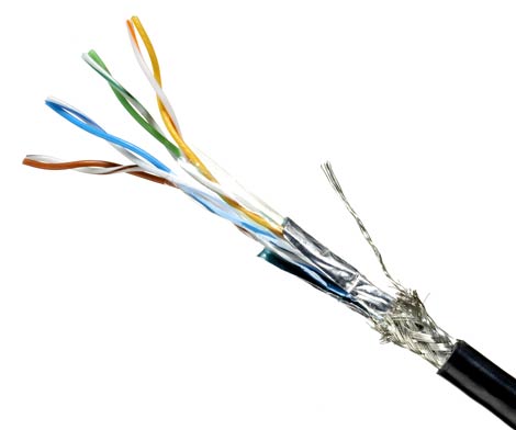 CAT5e Stranded Shielded Foil & Braid 26AWG FT4