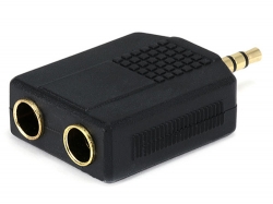 3.5mm Male Stereo to 2x 1/4" Female Stereo