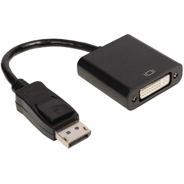 Adaptateur Display port mâle vers DVI-D femelle (single link)
