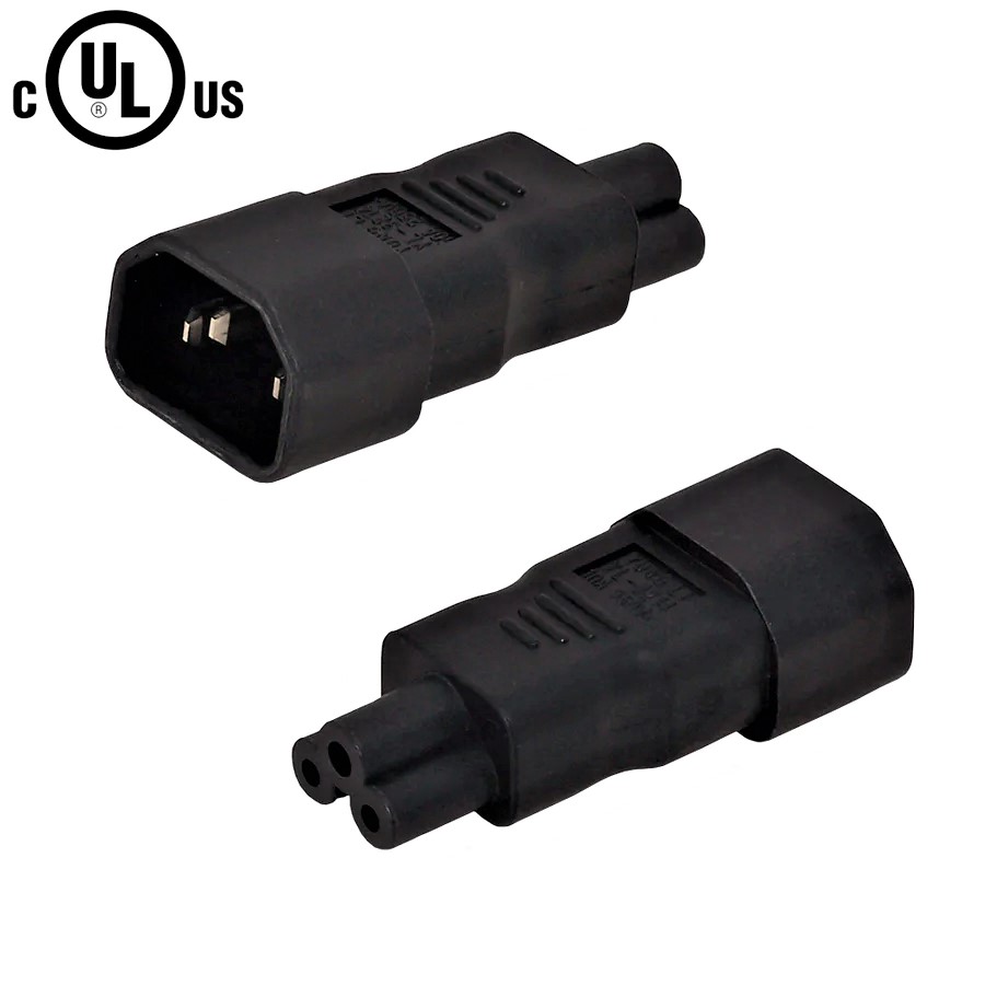 IEC C14 to IEC C5 Power Adapter