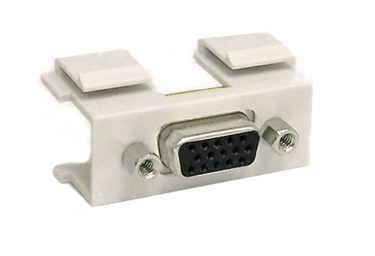 VGA keystone wall plate insert VGA F/F