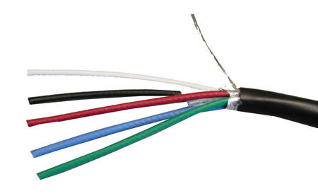 5 Mini coaxial 75 Ohm Video Cable