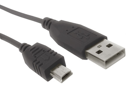 Câbles USB à caméra/MP3 - mini B (mini 5)