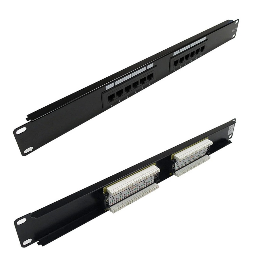 Cat6 Patch Panels with 110 Termination