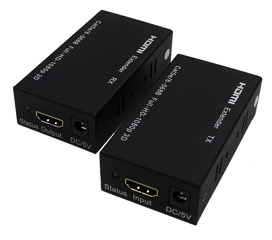HDMI Extender Over Cat5e/6 UTP Cable 60m (197')