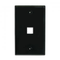 Keystone Wall Plates Black- 1 to 6