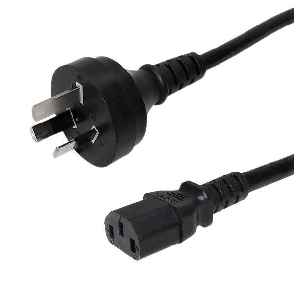 Power Cord AS3112 (Australia) to IEC C13 - H05VV-F 1.0 (10A 250V)