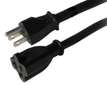 Power Cord NEMA 5-15P to NEMA 5-20R 14AWG