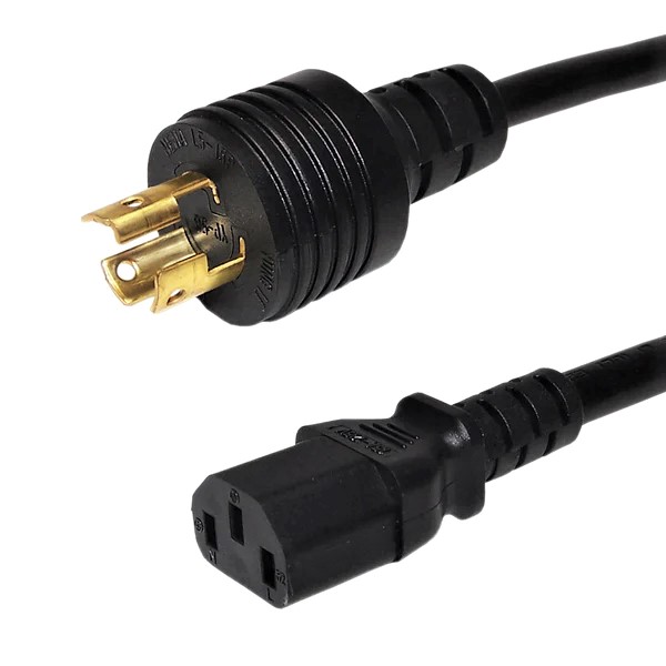 Power Cord NEMA L5-15P to C13 - 14 AWG