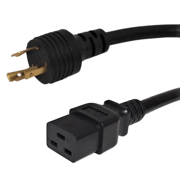 Power Cord NEMA L5-20P to IEC C19 - 12AWG