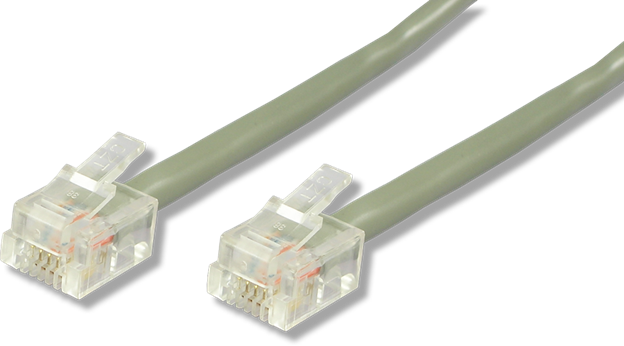  Round Cables - RJ11 4 Conductor Modular Assemblies