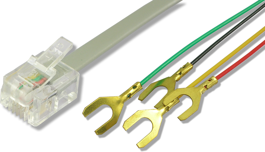 RJ11 to Spade Lugs
