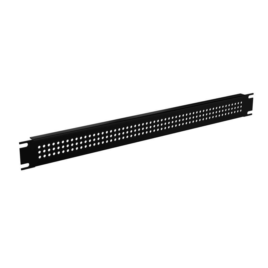 Panneau ventilé 19" noir