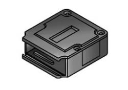 Couvercle en plastique DB25 avec inserts de serre-câbles