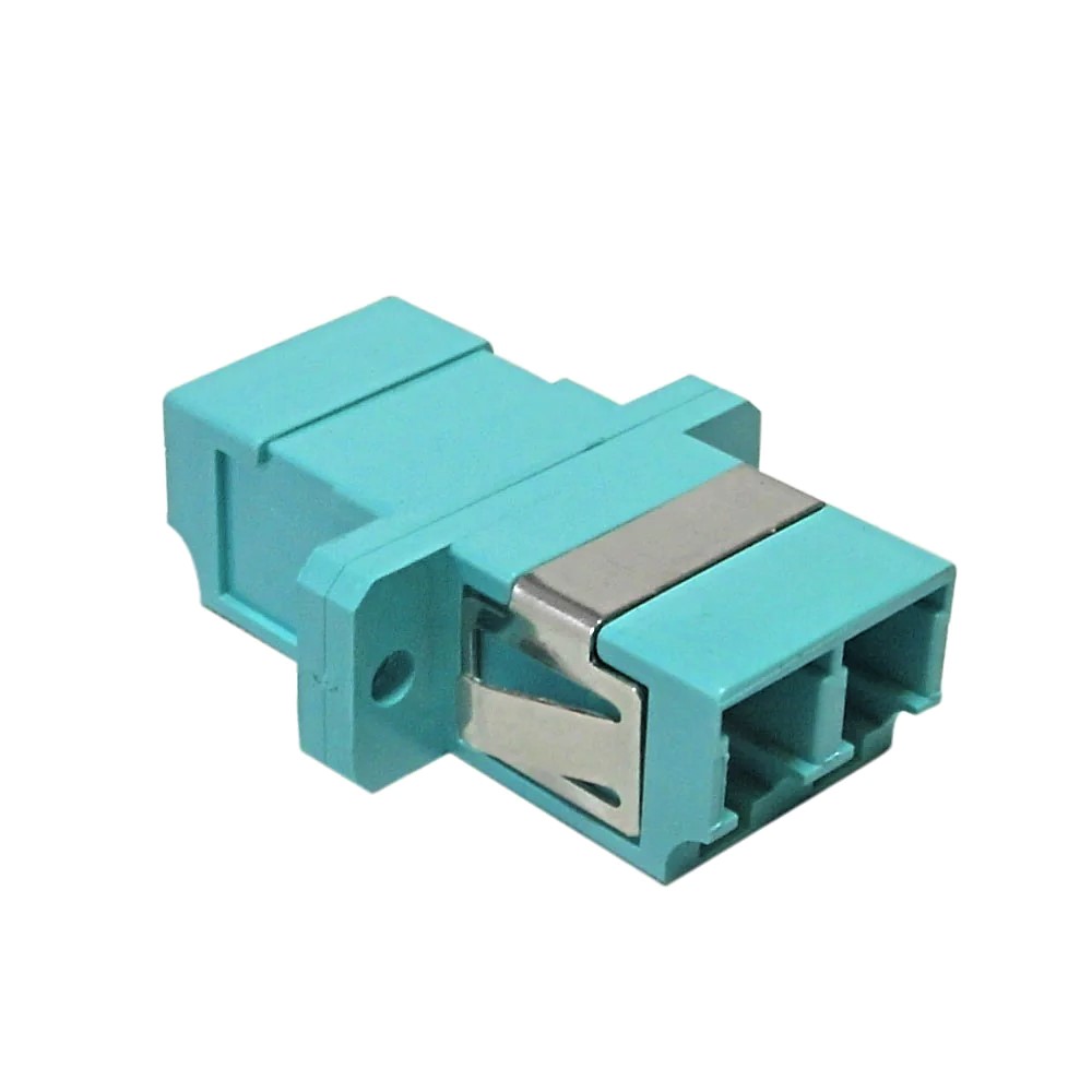 Coupleur de fibre LC/LC & SC/SC F/F multimode 50 microns 10gig OM3/OM4 montage sur panneau en céramique duplex
