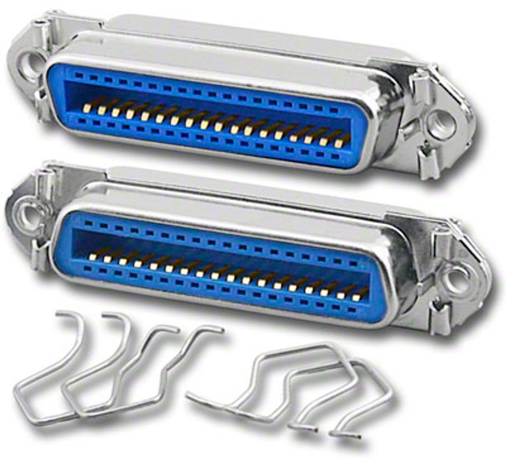Changeur de genre Centronics Champ 36 broches, femelle/femelle