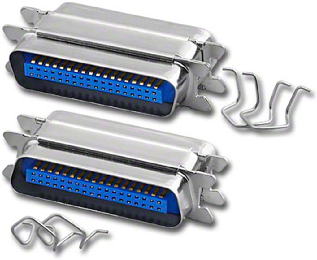Changeur de genre Centronics Champ 36 broches, mâle/mâle