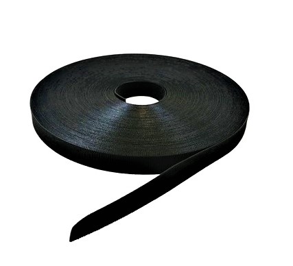 VELCRO 1/2  BLACK (ROLL 15 FT)