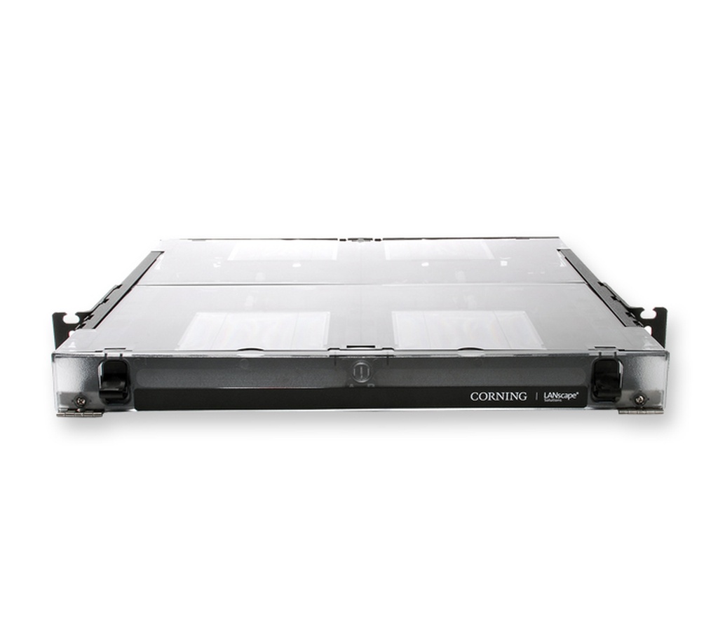 RACK MT FIBER 1U, Holds 2 CCH Connector Panels-UNLOADED