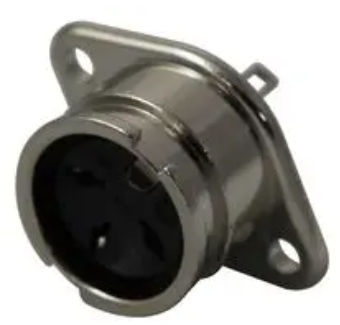 MINI DIN 3 FEMALE CHASSIS MT