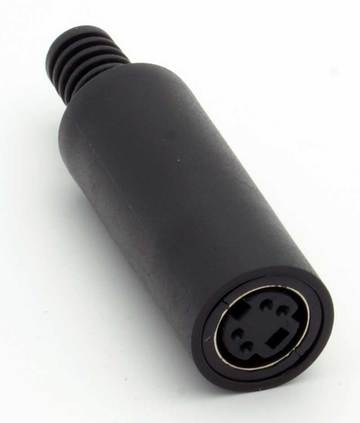 CONNECTEUR MINIDIN 4 FEMELLE
