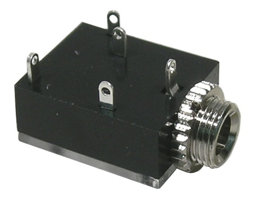 Prise femelle 3.5mm stéréo à montage sur chassis