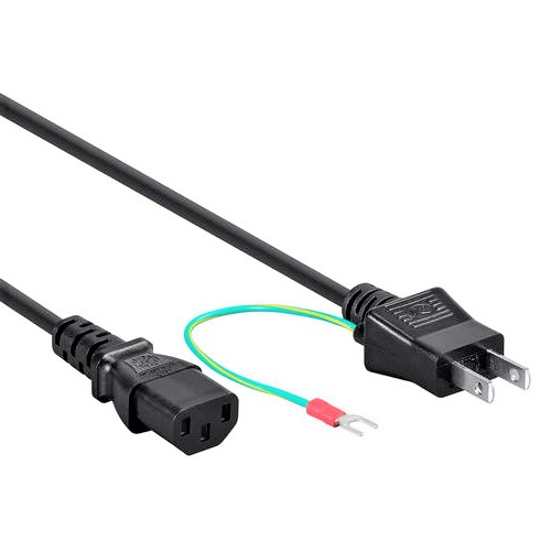 Power Cord JIS 8303 (Japan) to IEC 60320 C13