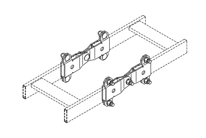 Kits d'épissure pivotants verticaux 3/8 x 1 1/2" CPI 10489-701