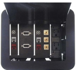 Boitier de connexion multimedia universel de table 