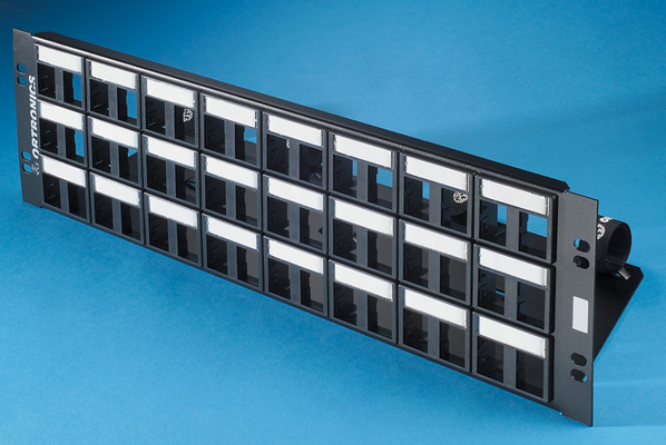 Clarity Flat - Standard Density Patch Panel - Kit for 48 modules, ORTRONICS, 401045292