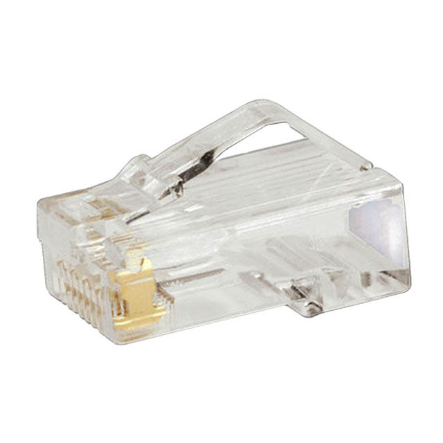 RJ45 Plug with Snaggles Tab for Solid Round Cable (8P8C) (price/unit)