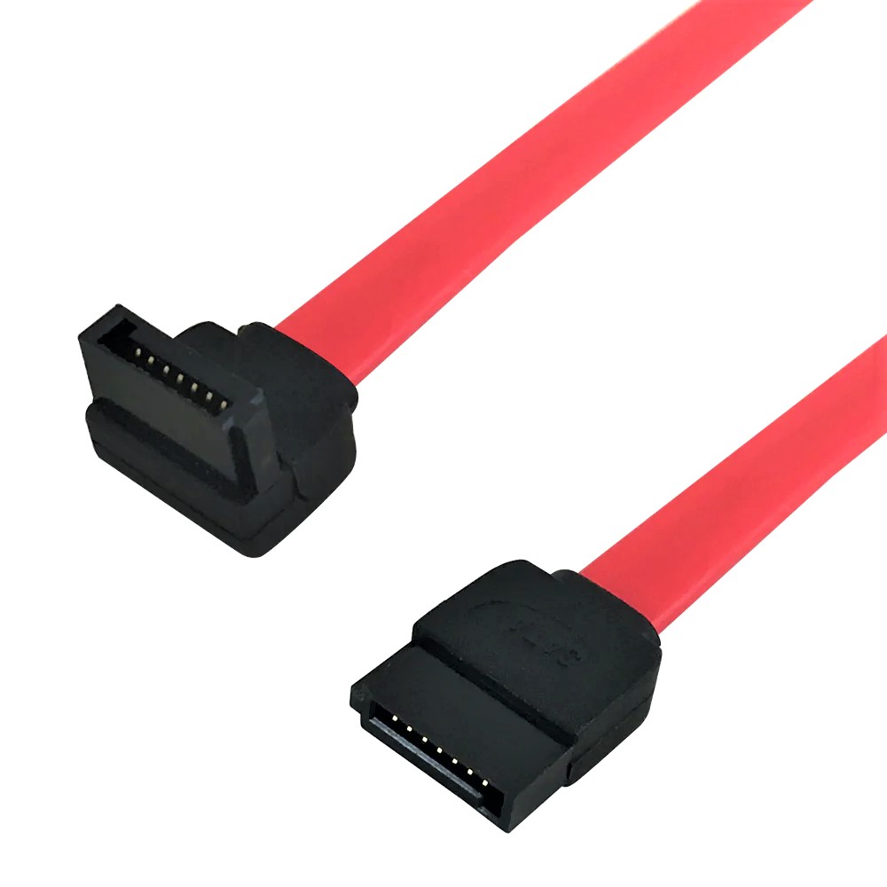 SATA to Right Angle SATA Cable - 7 pin to 7 pin