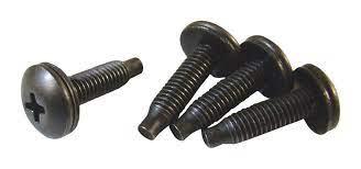 SCREW 10-32 BLK 3/4" BLK 500PK