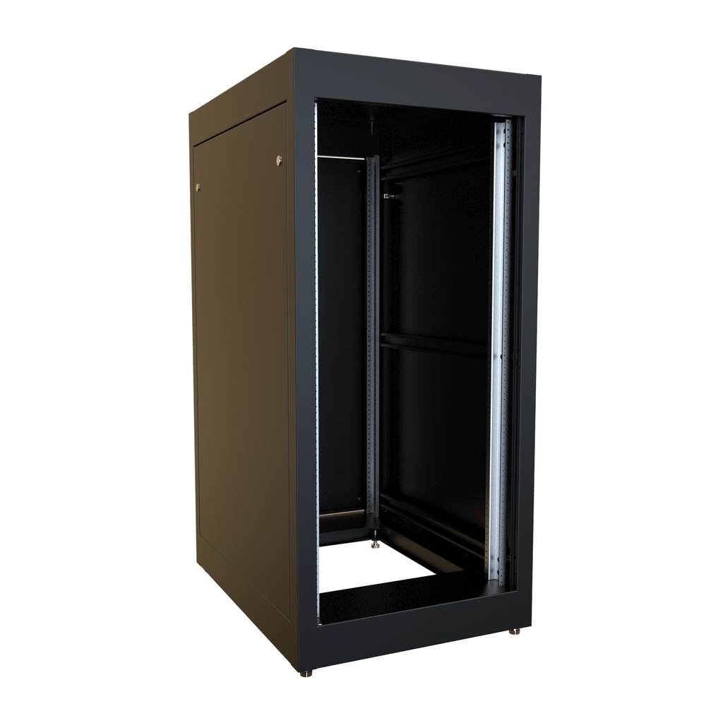 Kit de cabinet 19" 24U, profondeur 31" noir