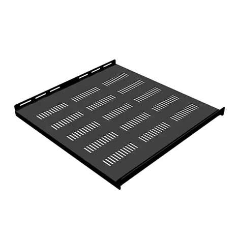 C2 Fixed Steel Vented Shelf 19" Racks, 17.75" x 26" Black