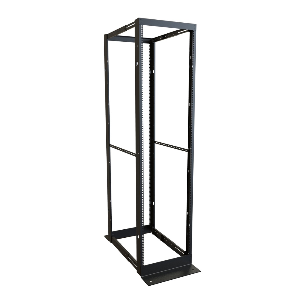 Armature ouverte double de rateliers, à profondeur ajustable,  44U 19" 