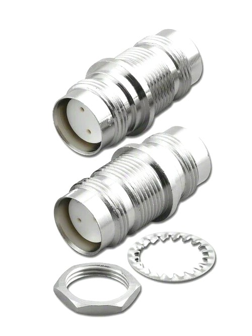 Adaptateur de montage sur panneau Twinax femelle-femelle
