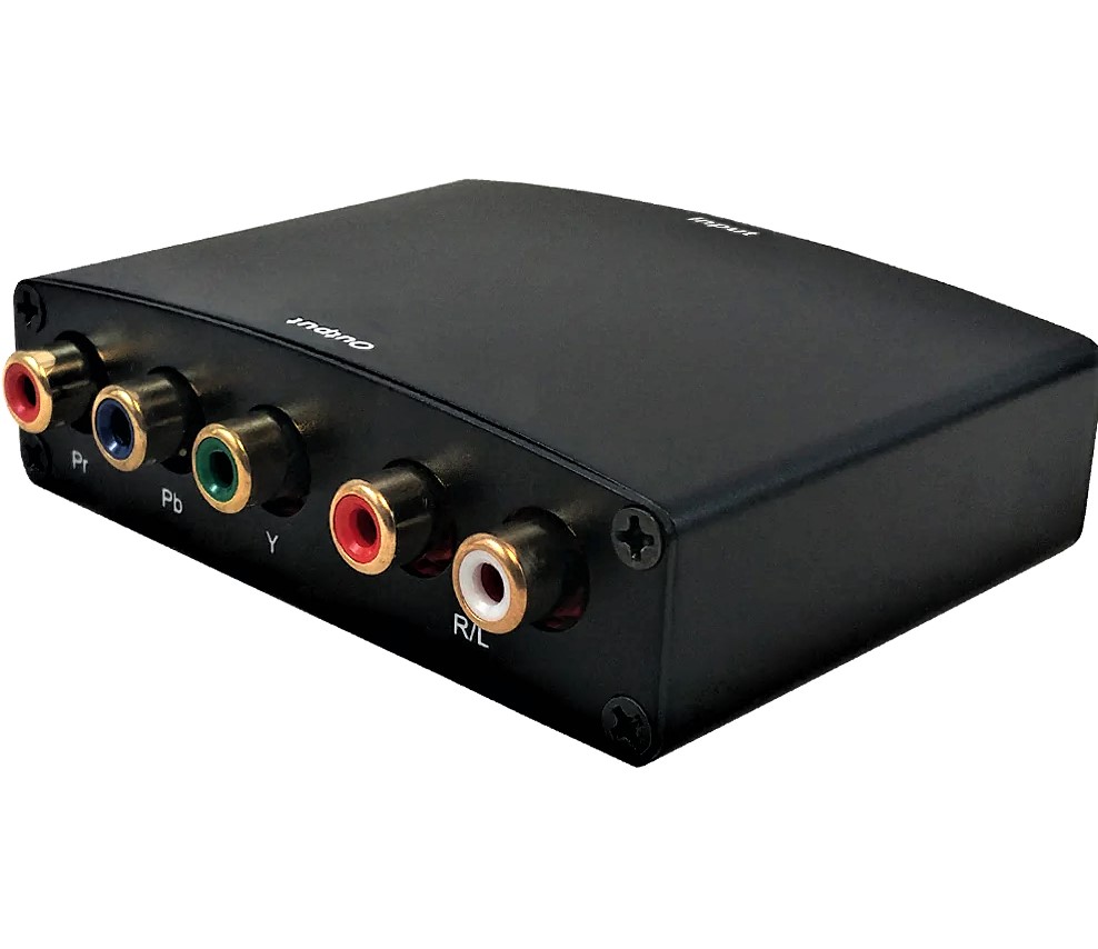 Component Video & RCA Audio to HDMI Converter 