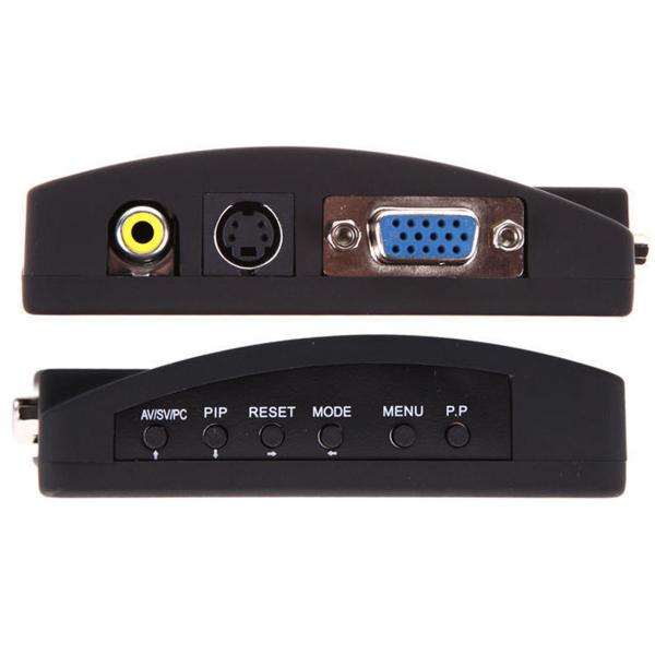 Boîtier de conversion composite et S-vidéo vers VGA