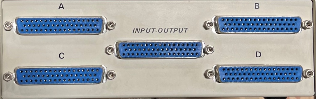 Manual switch box 4x1 ABCD DB50