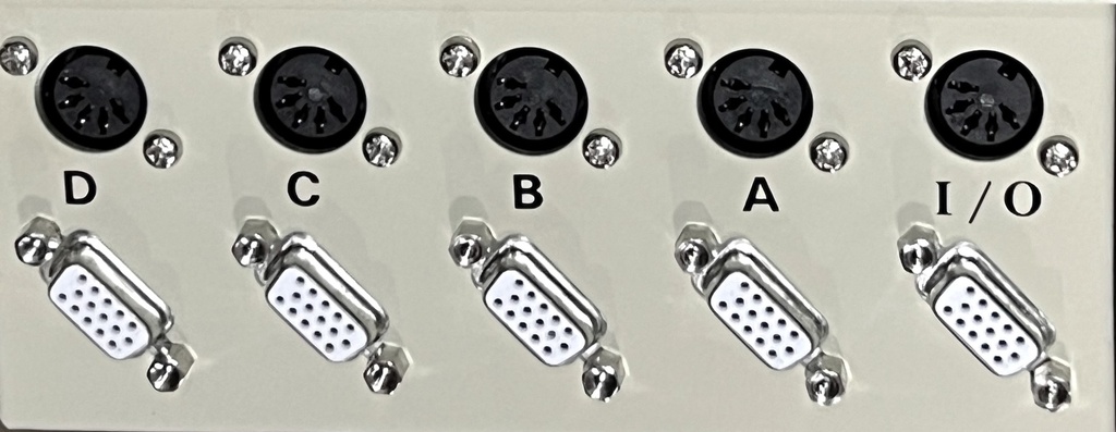 DIN5/HD15 4 to 1 Switch Box
