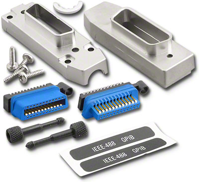 Connecteur IEEE-488 avec capot métallique