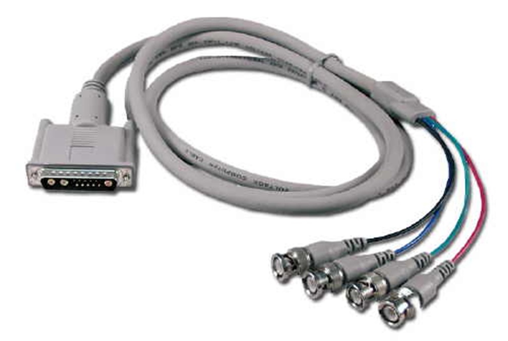 4BNC Male to Sun Microsystems 13W3 Male Cable 6Ft
