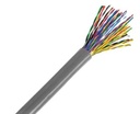25 Pair 24AWG Solid UTP CAT3 FT4/CMR/CL3 Bulk Cable - Grey (Telephone Type)