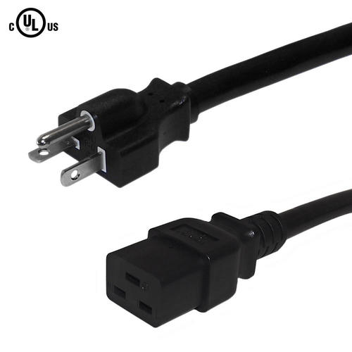Câble d'alimentation NEMA 5-20P à IEC C19 - 12AWG
