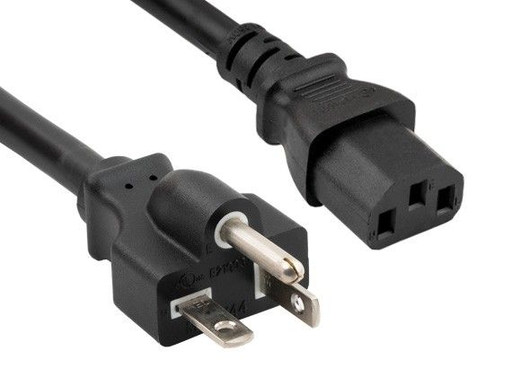 Cordons d'alimentation NEMA 5-20P à IEC 60320 C13 - 14AWG (125V à 15 Amps)