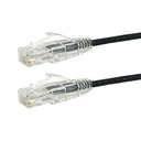 CAT6 Câbles de raccord Ultra minces 28AWG multi -brins CMR Riser 