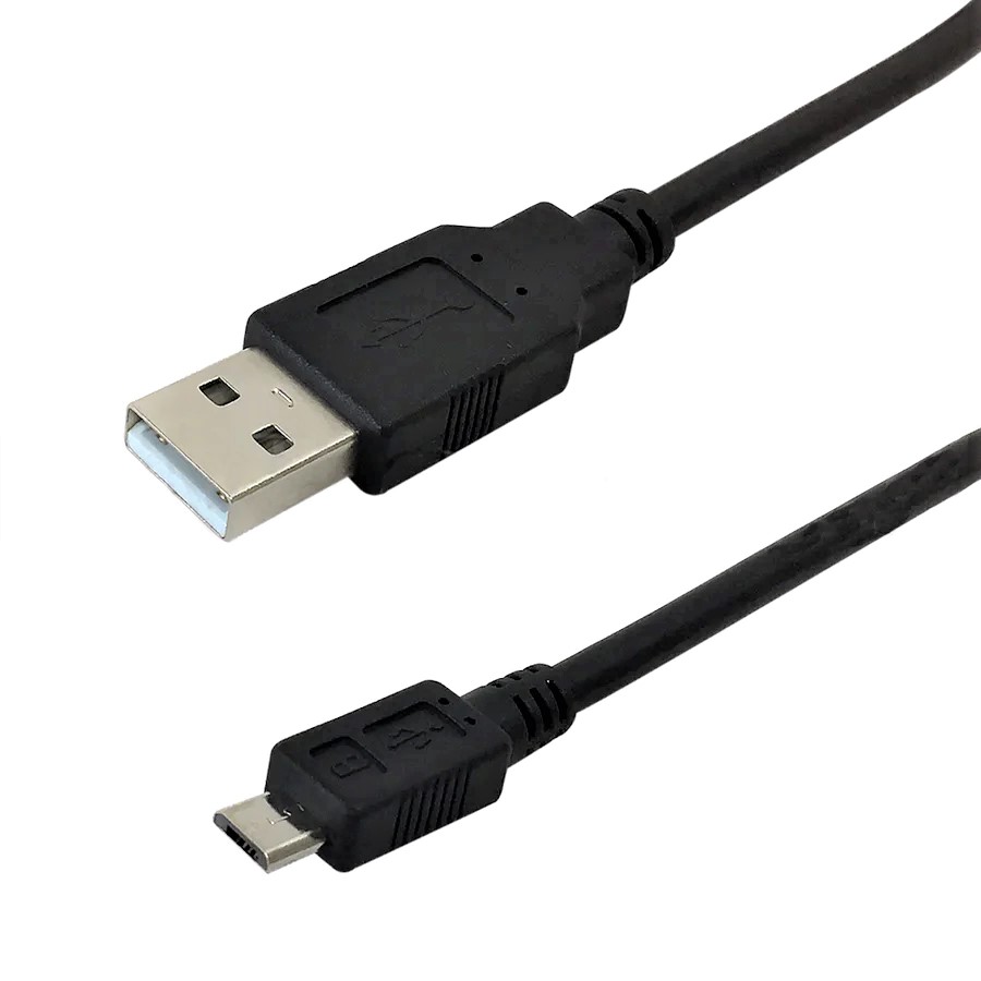 USB 2.0 A Male to Micro-B Male Cable